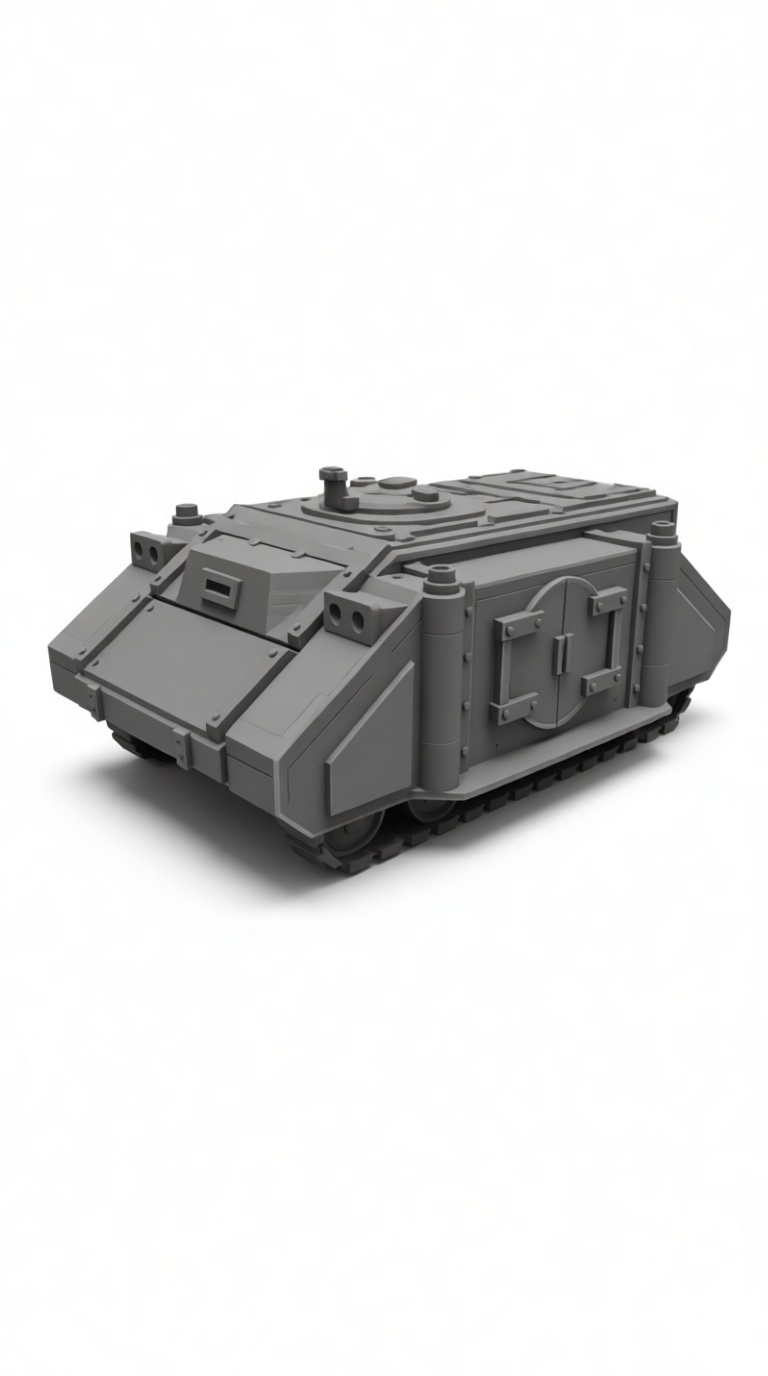 Rhino Armored Transport Model free 3D printable STL