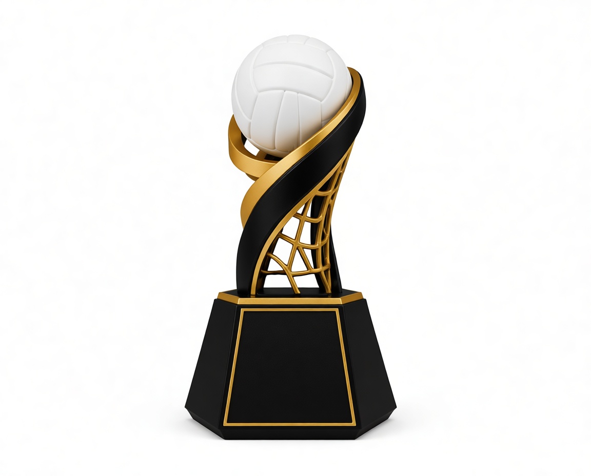 Volleyball Trophy Model free 3D printable STL