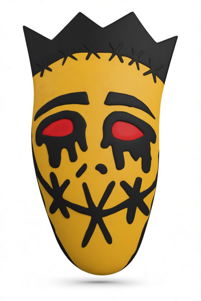 Scarecrow Mask Sculpture free 3D printable STL