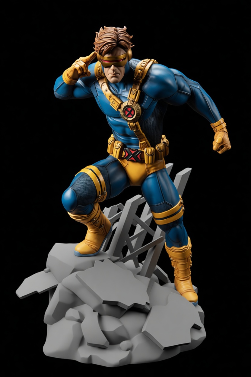 Cyclops Hero Figurine free 3D printable STL
