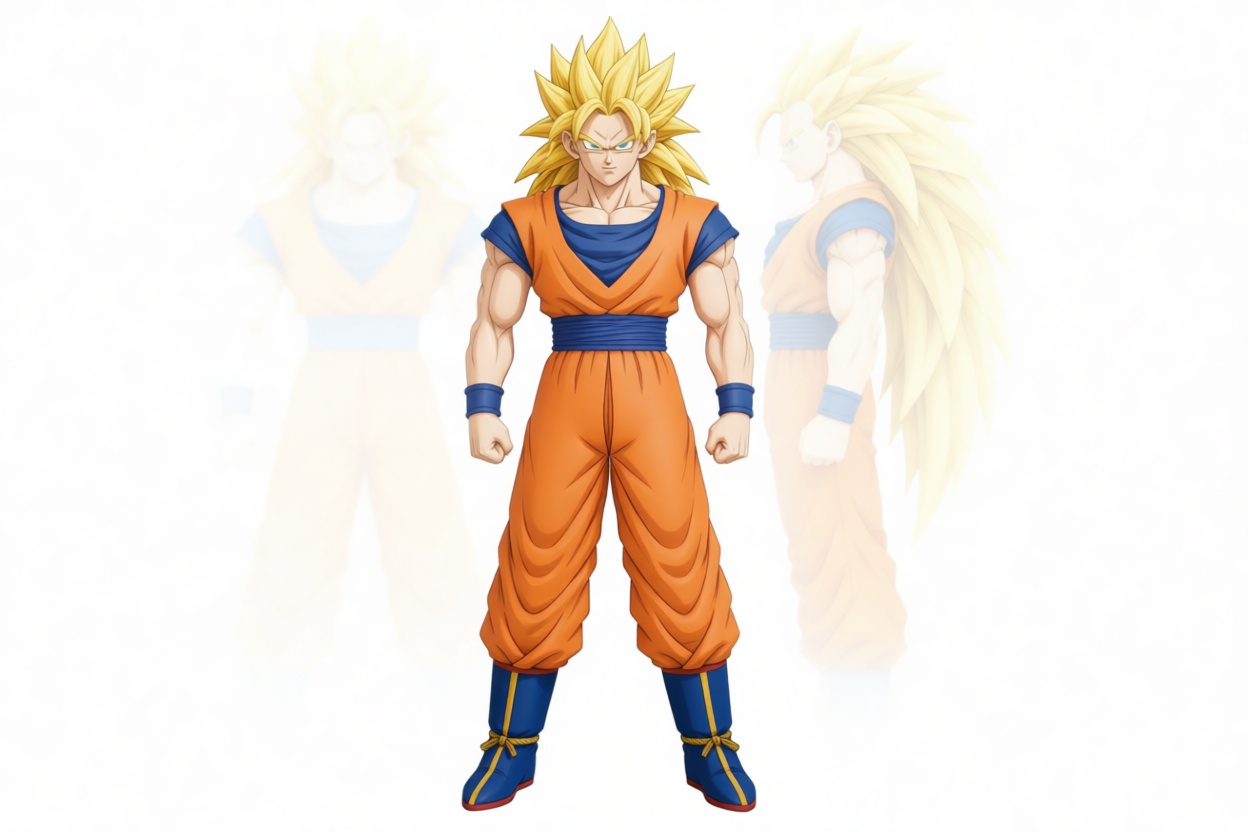 Goku Super Saiyan 3 Figurine free 3D printable STL