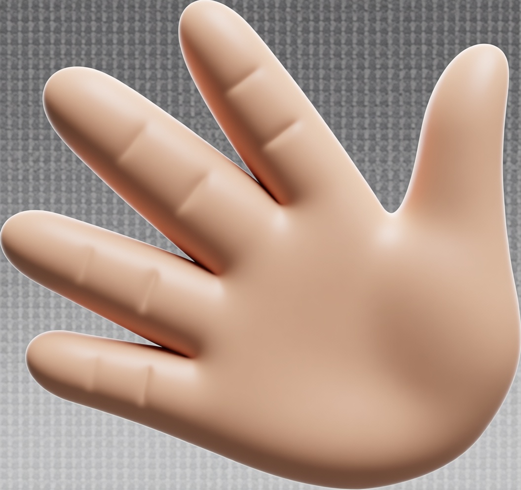Star Trek Vulcan Salute Model free 3D printable STL