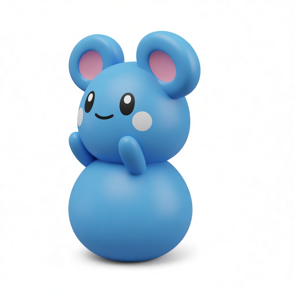 Marill Figurine free 3D printable STL