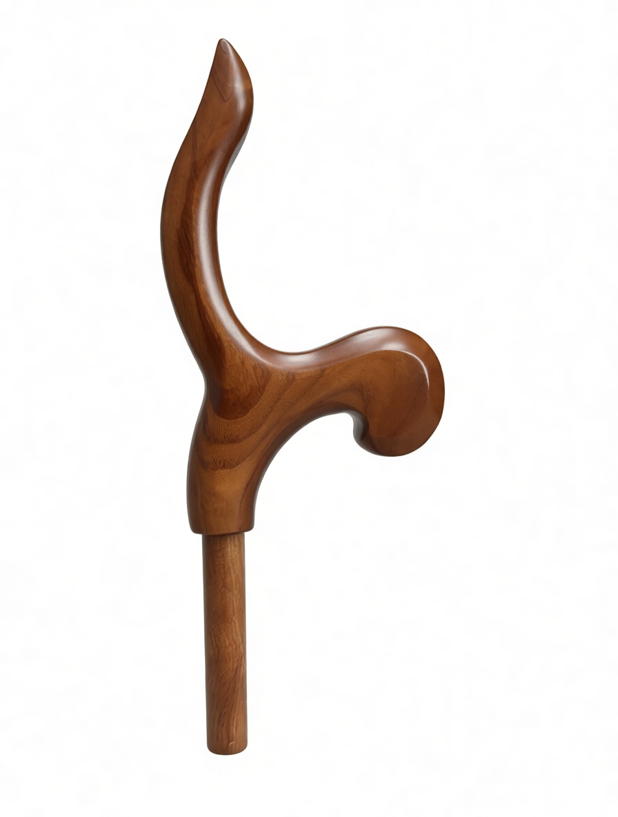 Ergonomic Walking Cane Handle free 3D printable STL