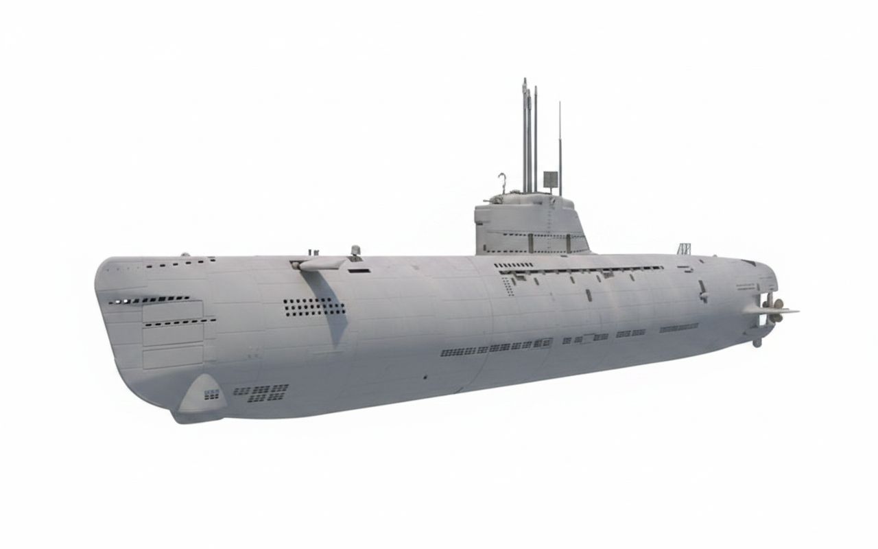 Typhoon Class Submarine Model free 3D printable STL
