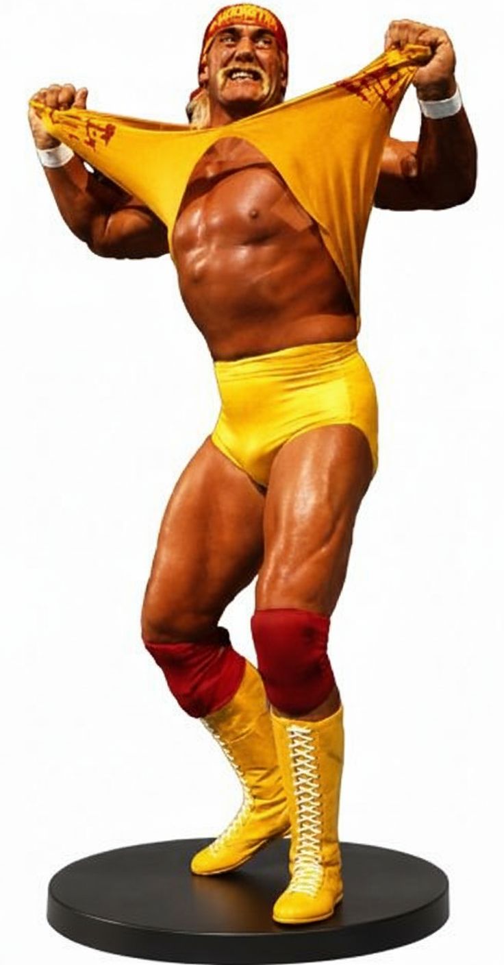 Hulk Hogan Figurine free 3D printable STL