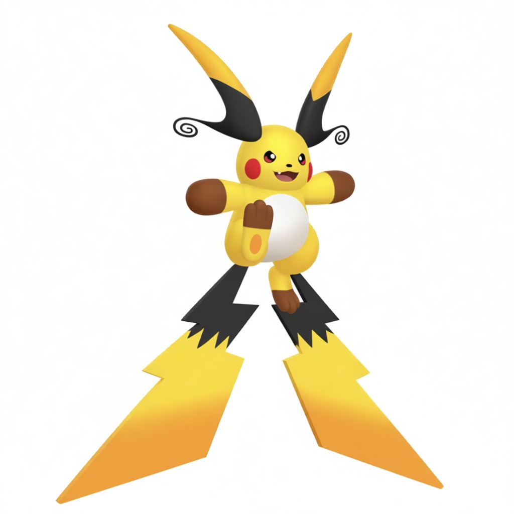 Meloetta Pikachu Figurine free 3D printable STL