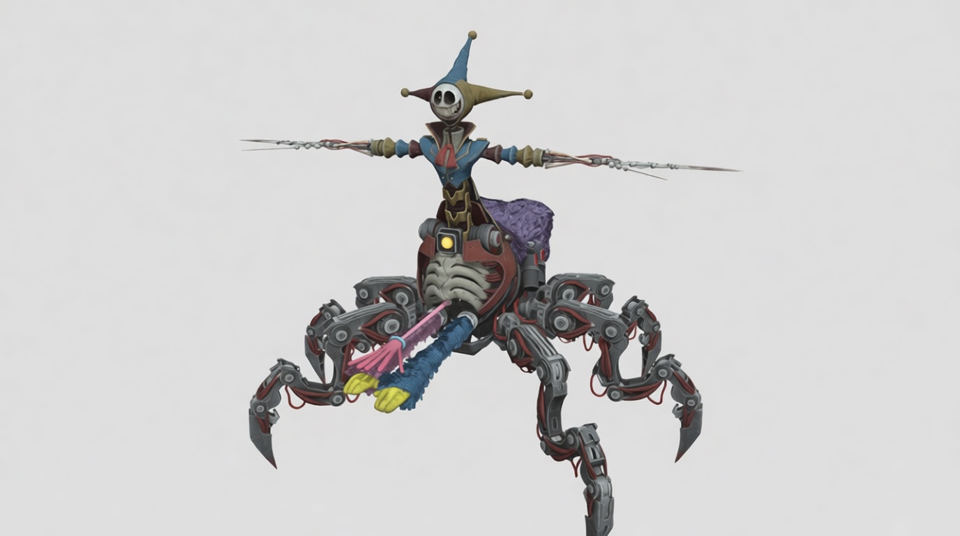 Scrap Baby Animatronic Model free 3D printable STL