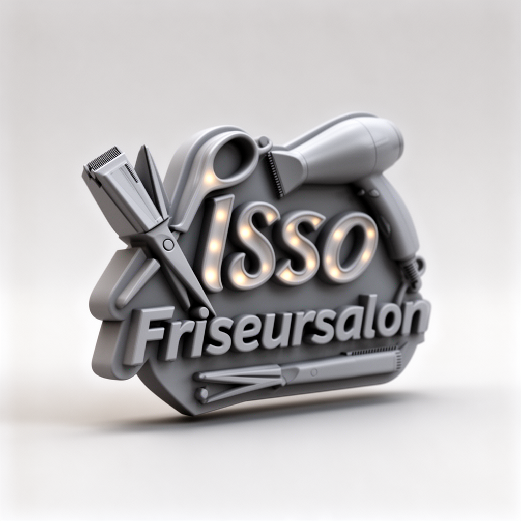 Isso Friseursalon Logo free 3D printable STL