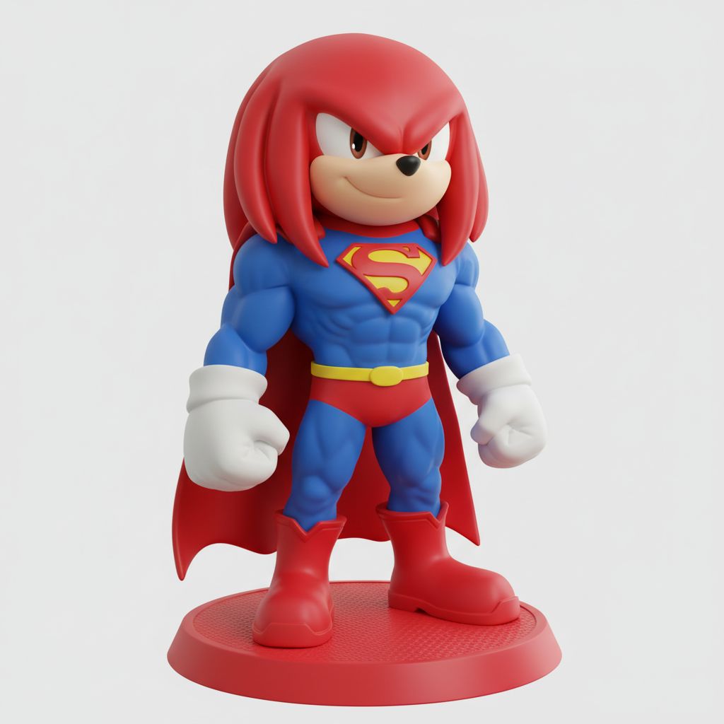 Super Knuckles Figure free 3D printable STL