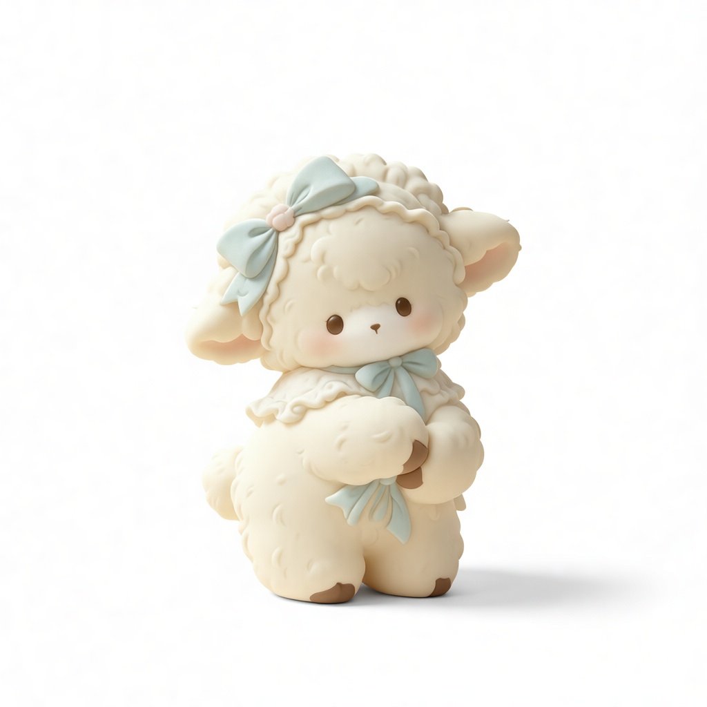 Cute Lamb Figurine free 3D printable STL