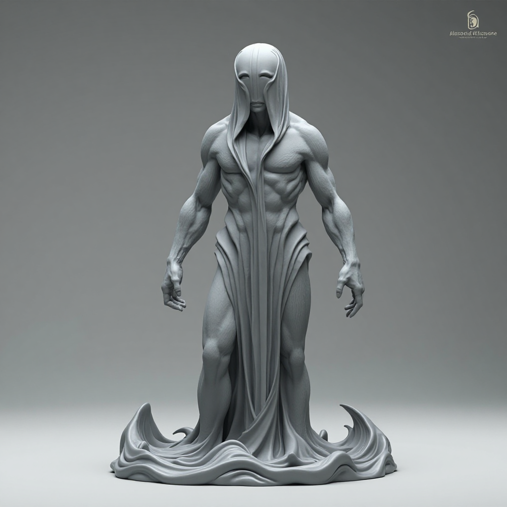 Water Spirit Figurine free 3D printable STL
