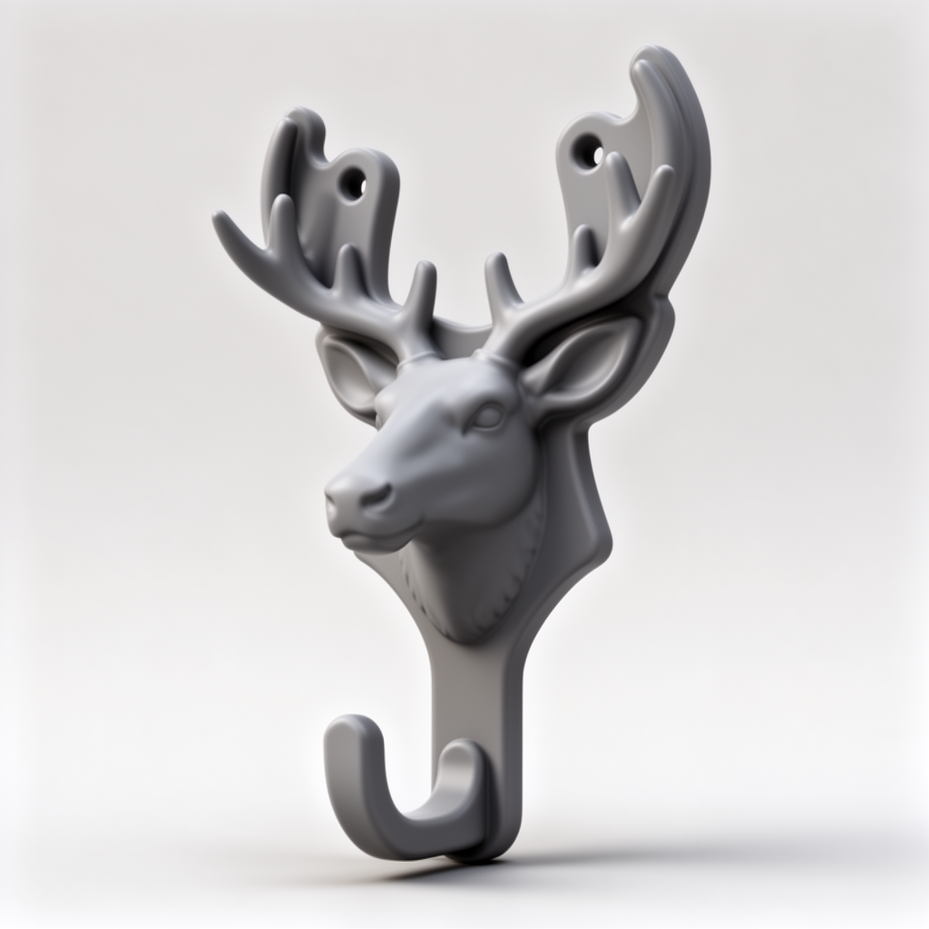 Elk Head Bow Hanger free 3D printable STL