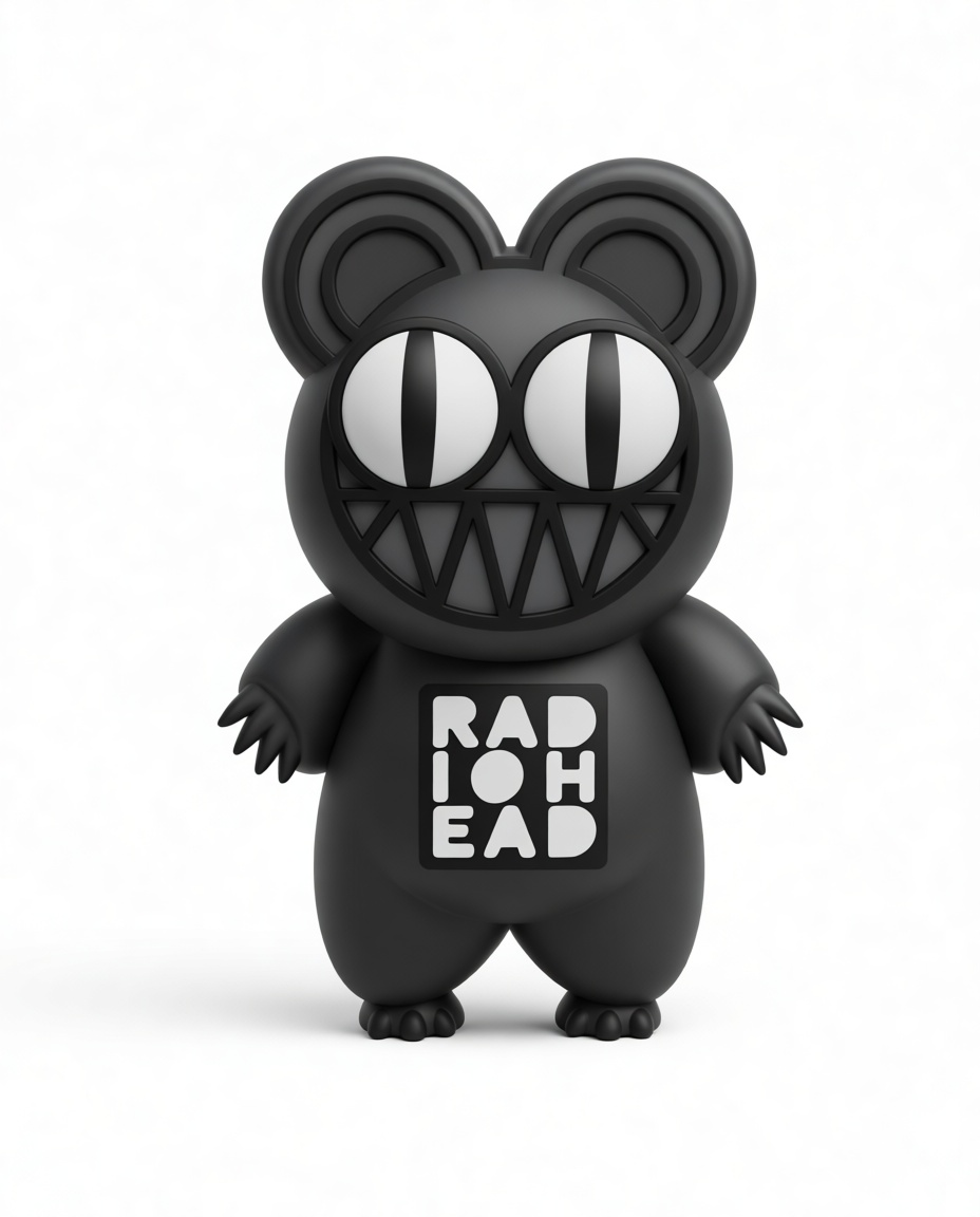 Radiohead Bear Figurine free 3D printable STL