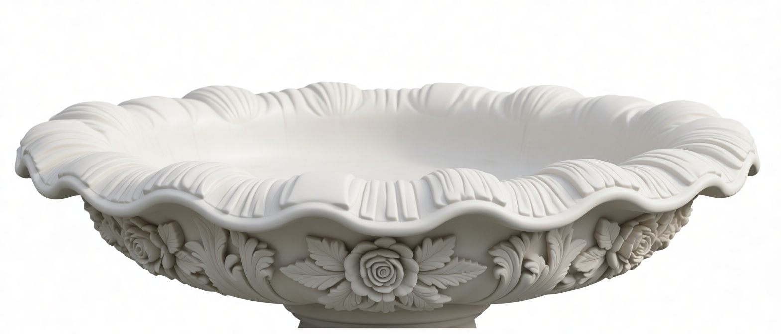 Ornate Floral Bowl free 3D printable STL