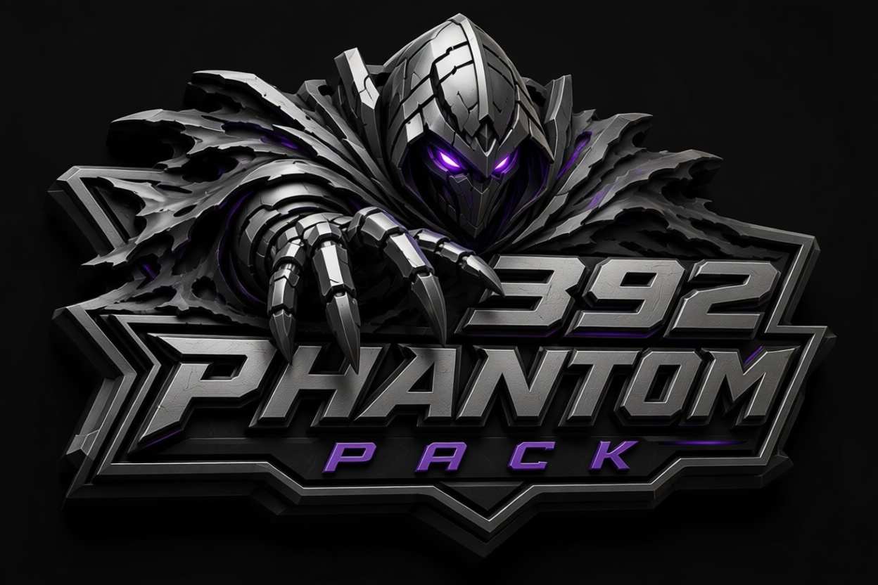Phantom 392 Logo Sculpture free 3D printable STL