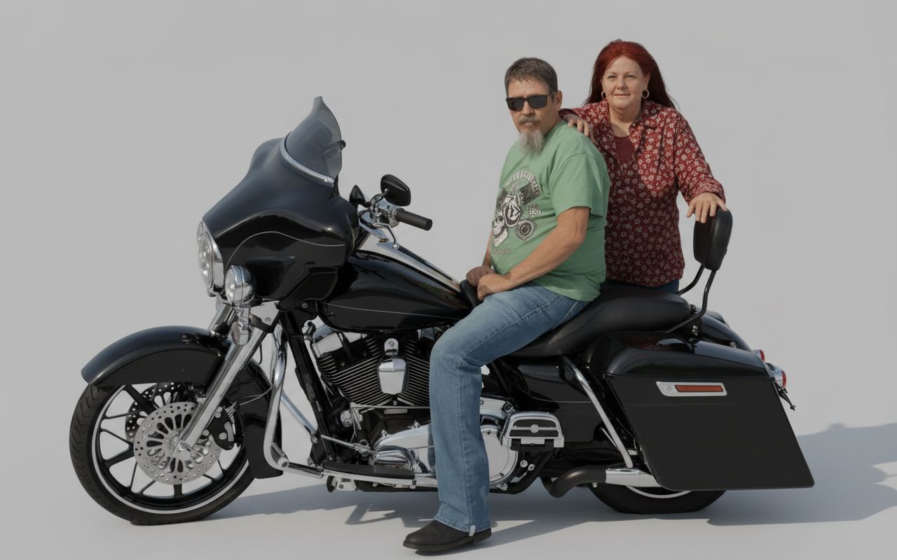 Harley-Davidson Touring Motorcycle Model free 3D printable STL