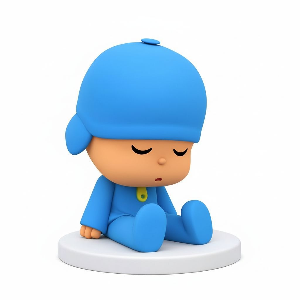 Cute Blue Character free 3D printable STL