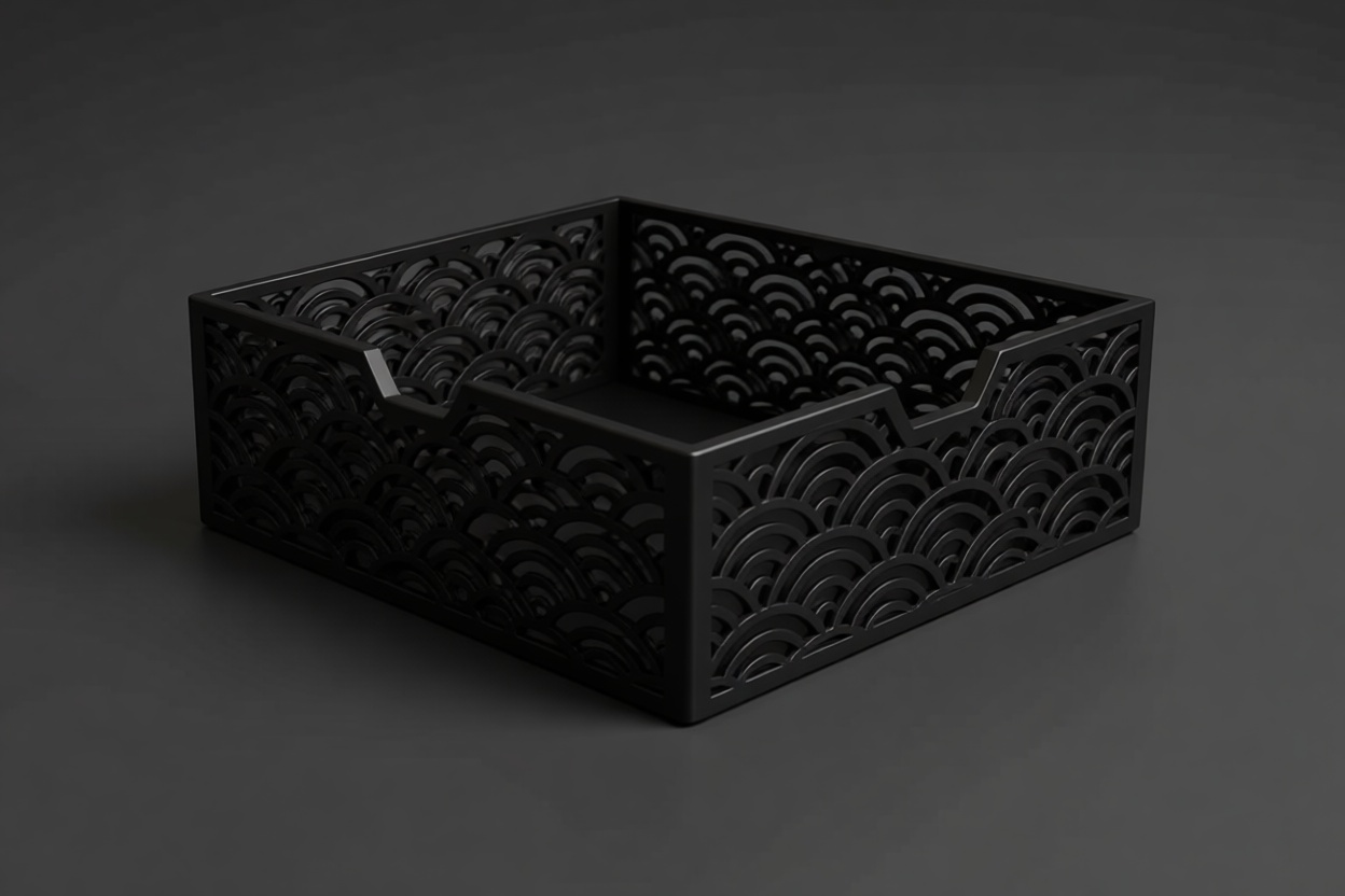 Geometric Pattern Tray free 3D printable STL