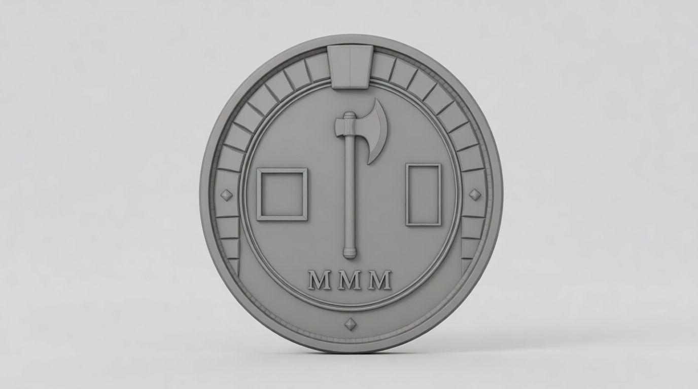 Viking Axe Shield free 3D printable STL