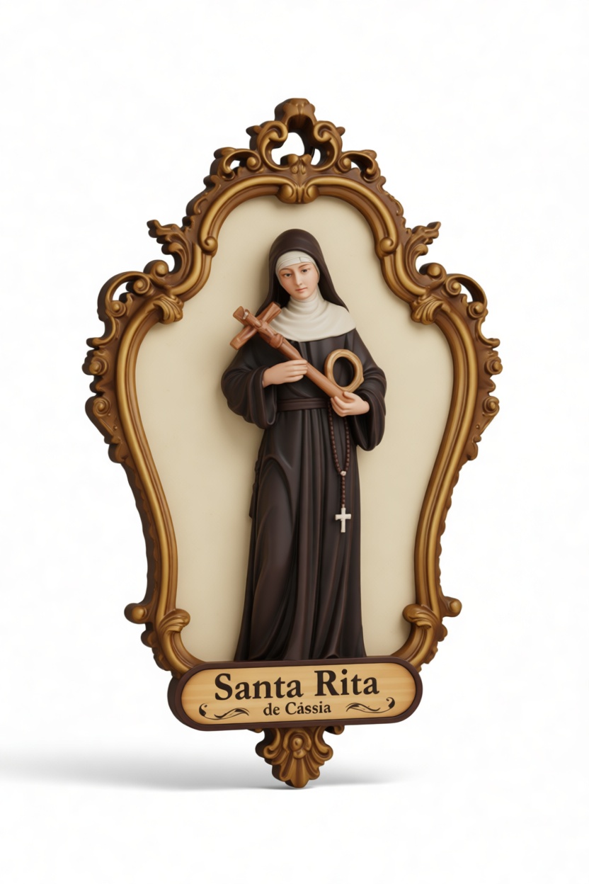 Santa Rita de Cássia Figurine free 3D printable STL