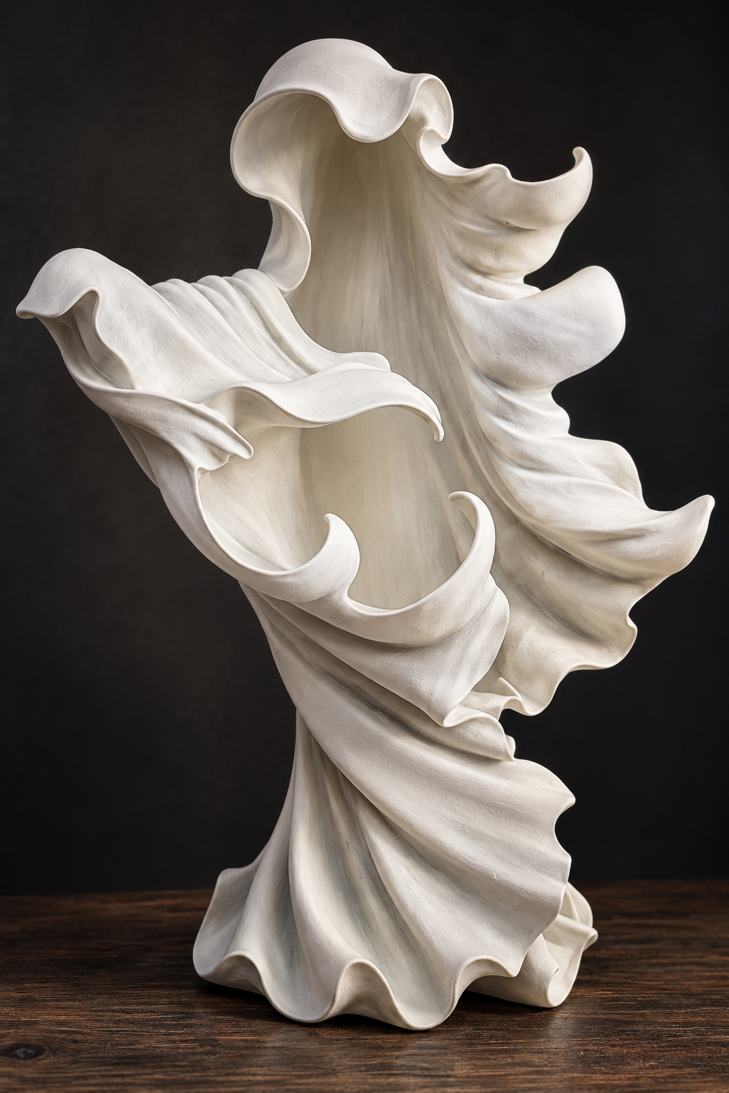 Flowing Fabric Sculpture free 3D printable STL