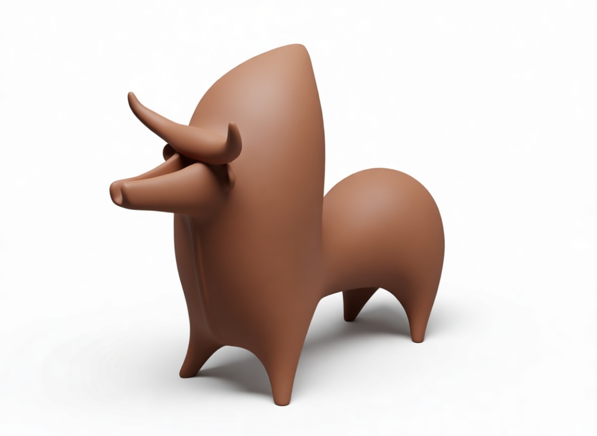 Abstract Bull Sculpture free 3D printable STL