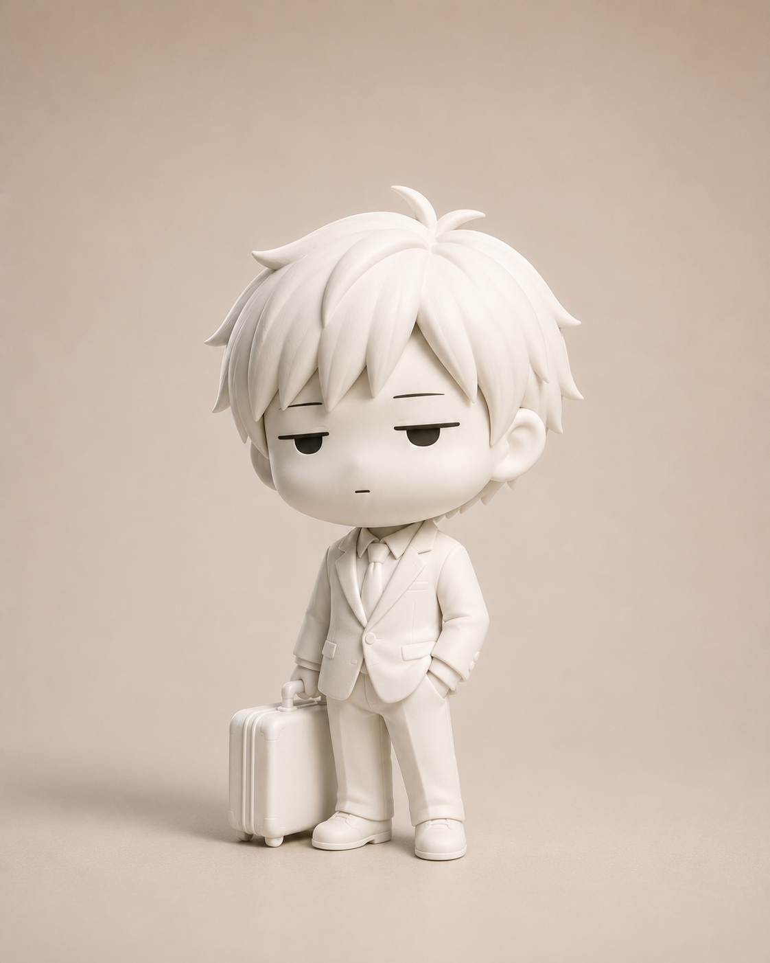 Businessman Chibi Figurine free 3D printable STL