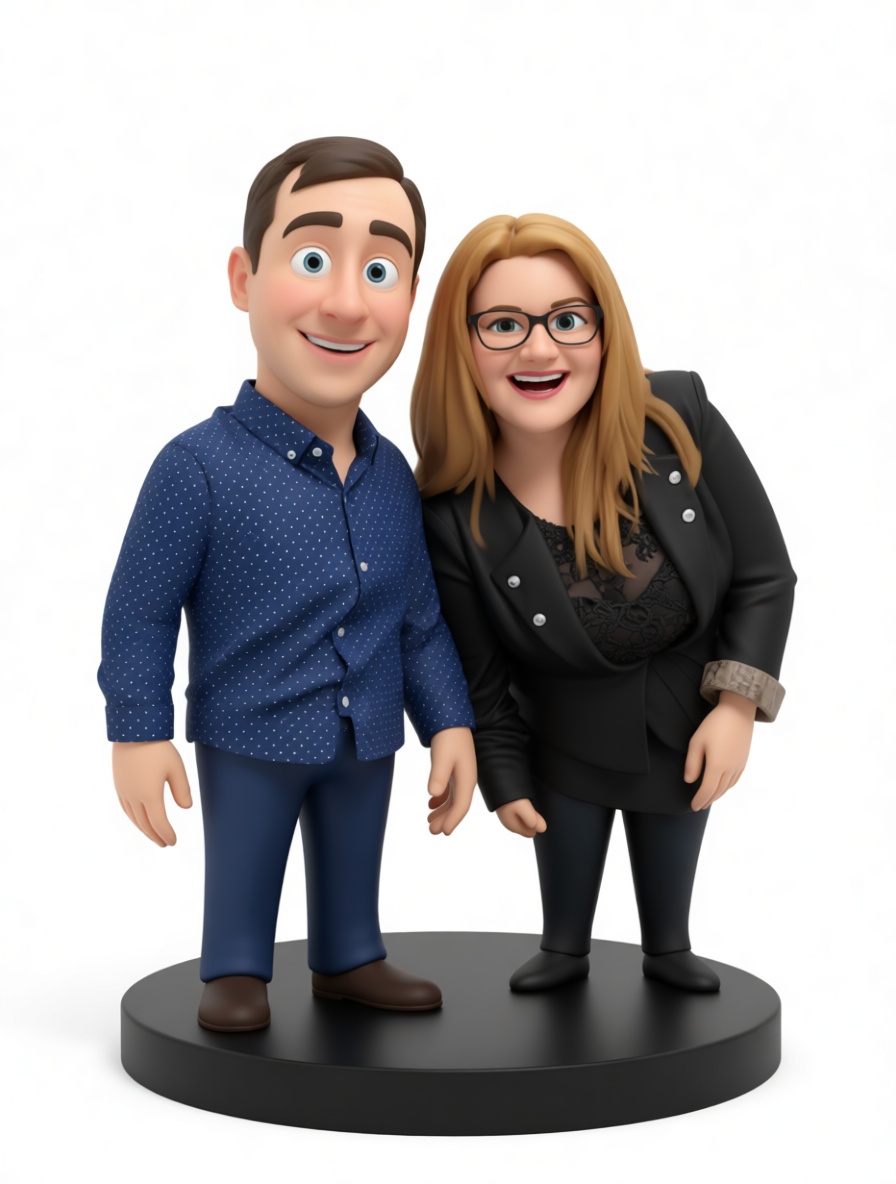 Cartoon Couple Figurines free 3D printable STL