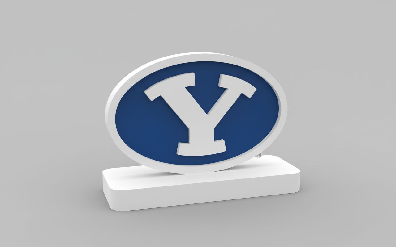 Stylish Logo Display free 3D printable STL