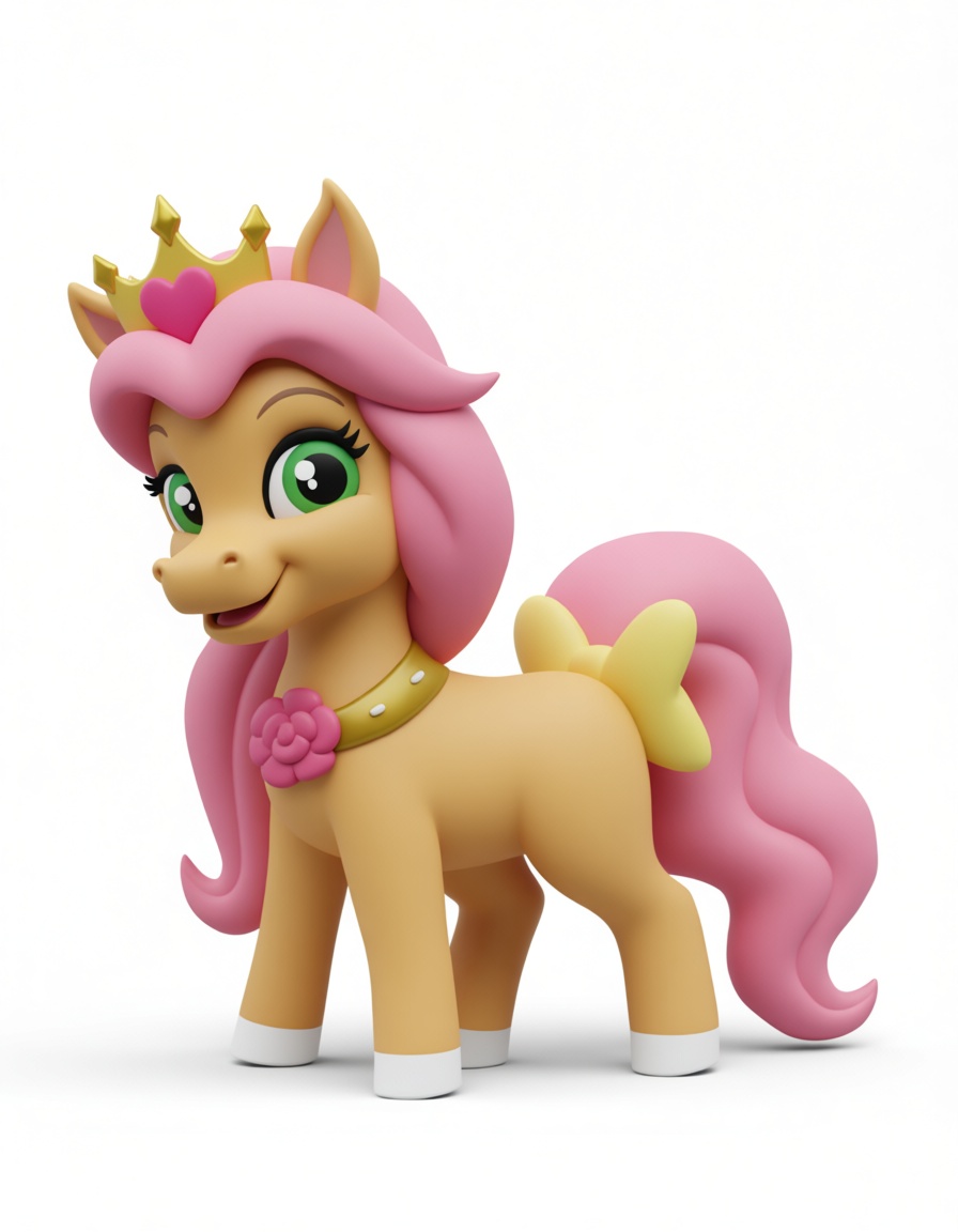 Princess Pony Figurine free 3D printable STL