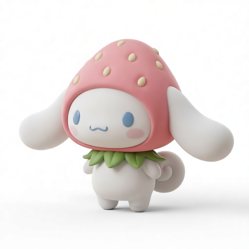 Cinnamoroll Strawberry Figurine free 3D printable STL