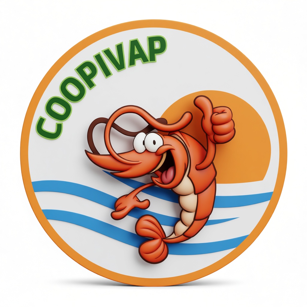 Coopivap Shrimp Logo free 3D printable STL