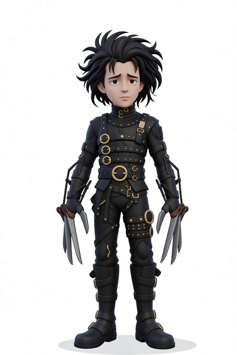 Edward Scissorhands Figurine free 3D printable STL