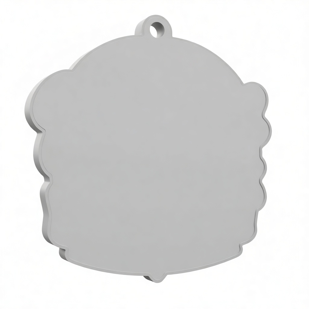 Character Keychain Blank free 3D printable STL