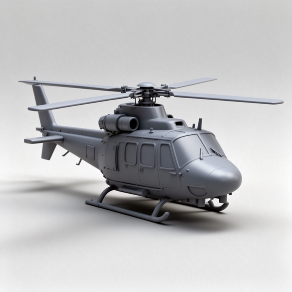 Helicopter Model free 3D printable STL