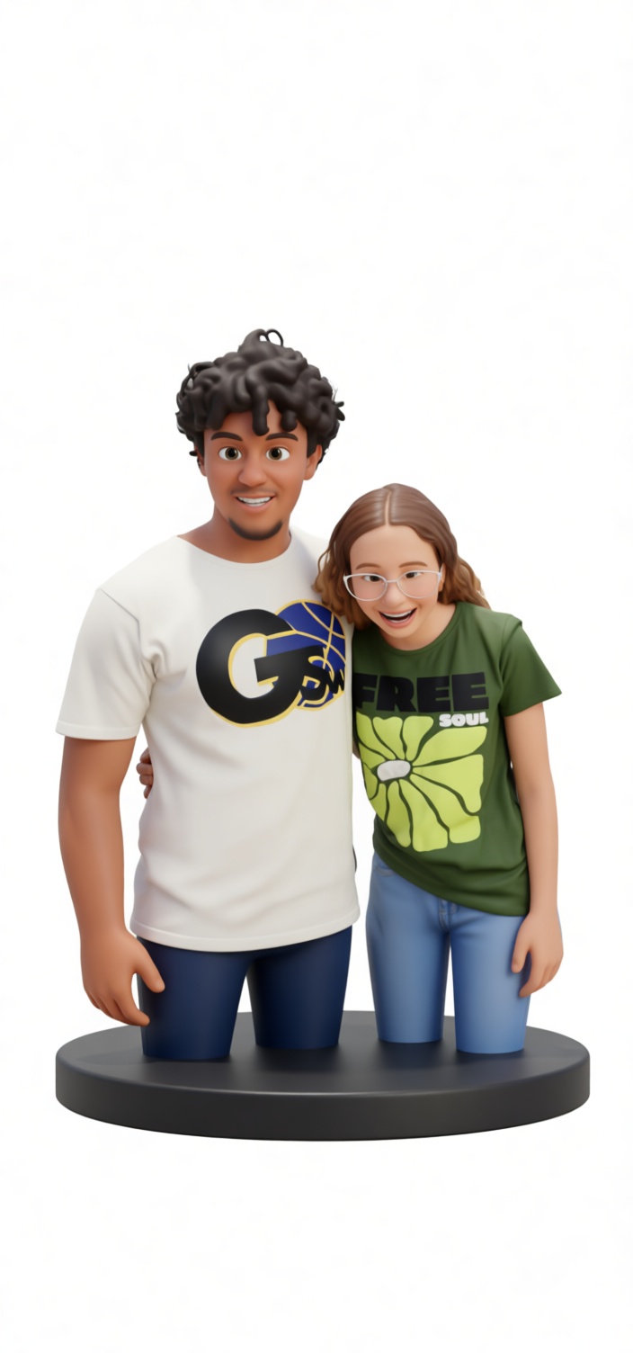 Happy Couple Figurine free 3D printable STL
