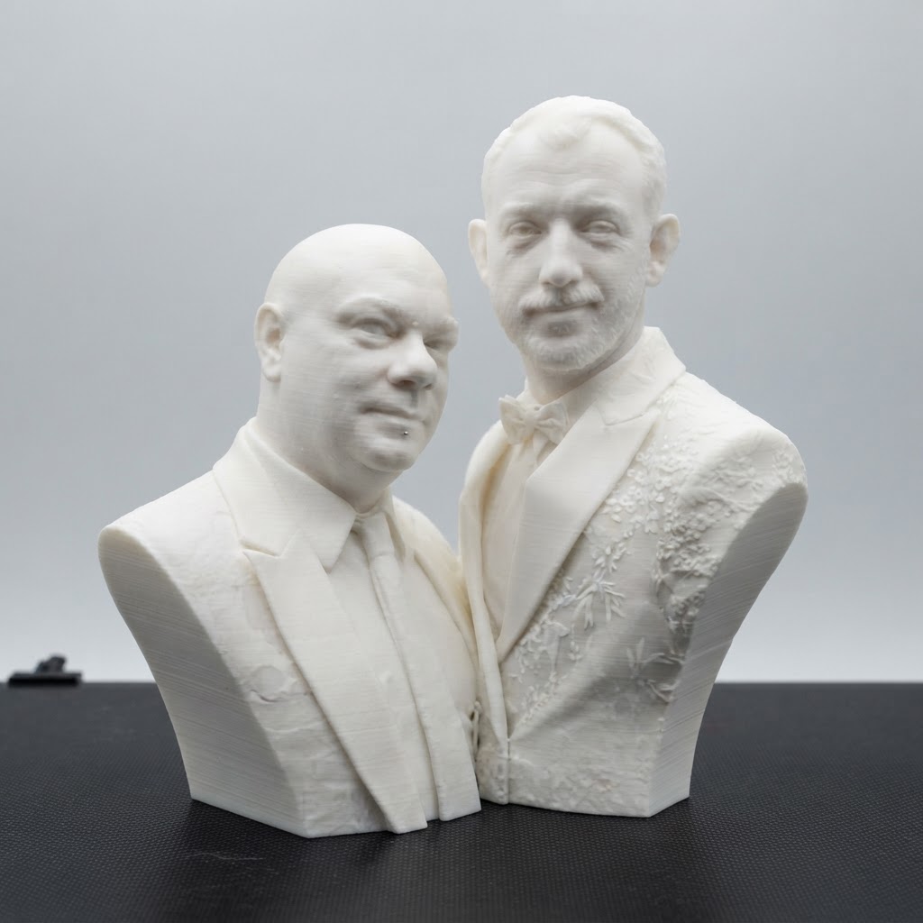 Couple Wedding Bust free 3D printable STL