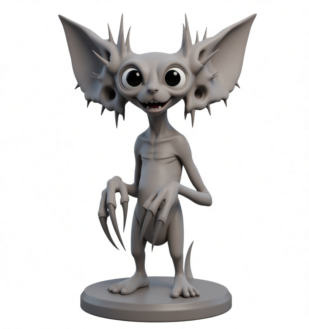 Gremlin Figurine free 3D printable STL