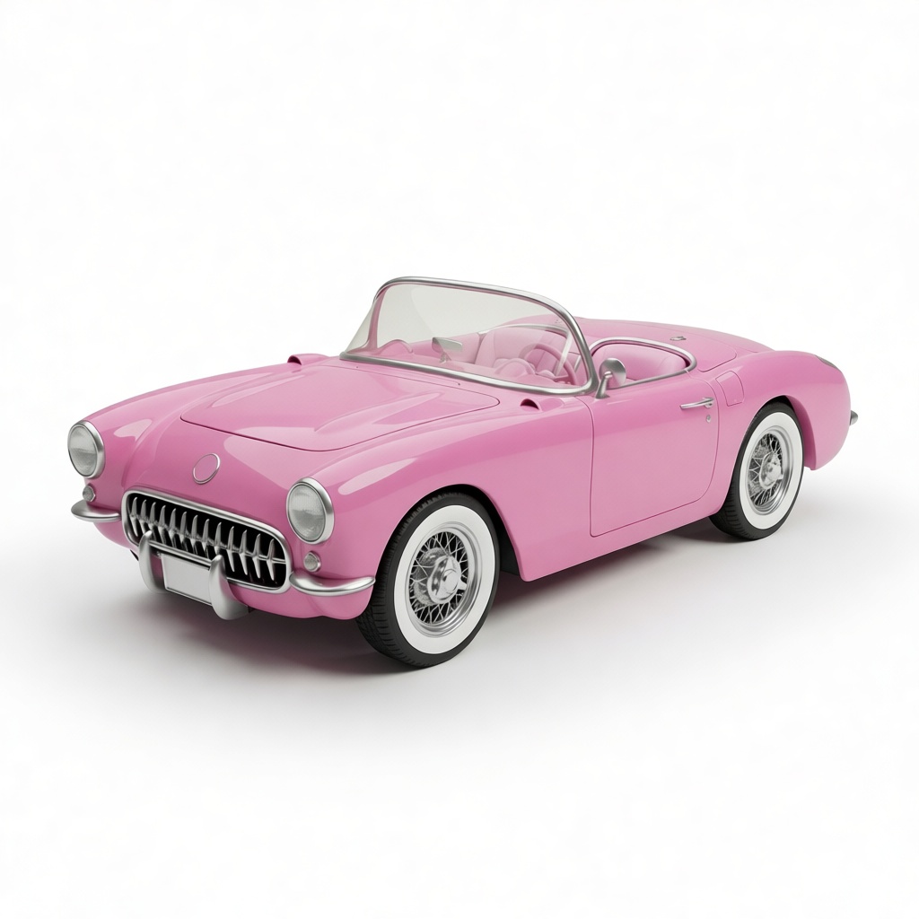 1957 Chevrolet Corvette Convertible free 3D printable STL
