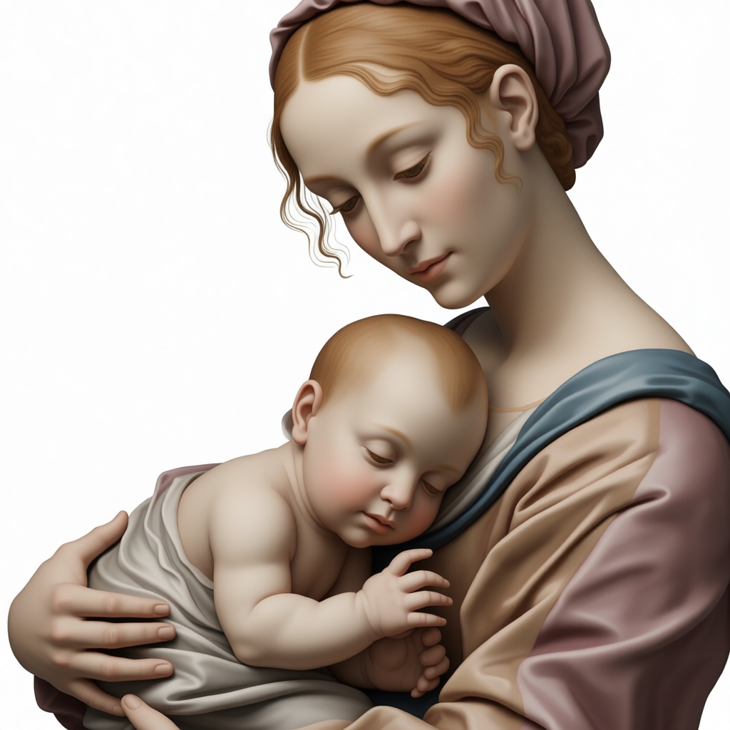 Madonna and Child Figurine free 3D printable STL