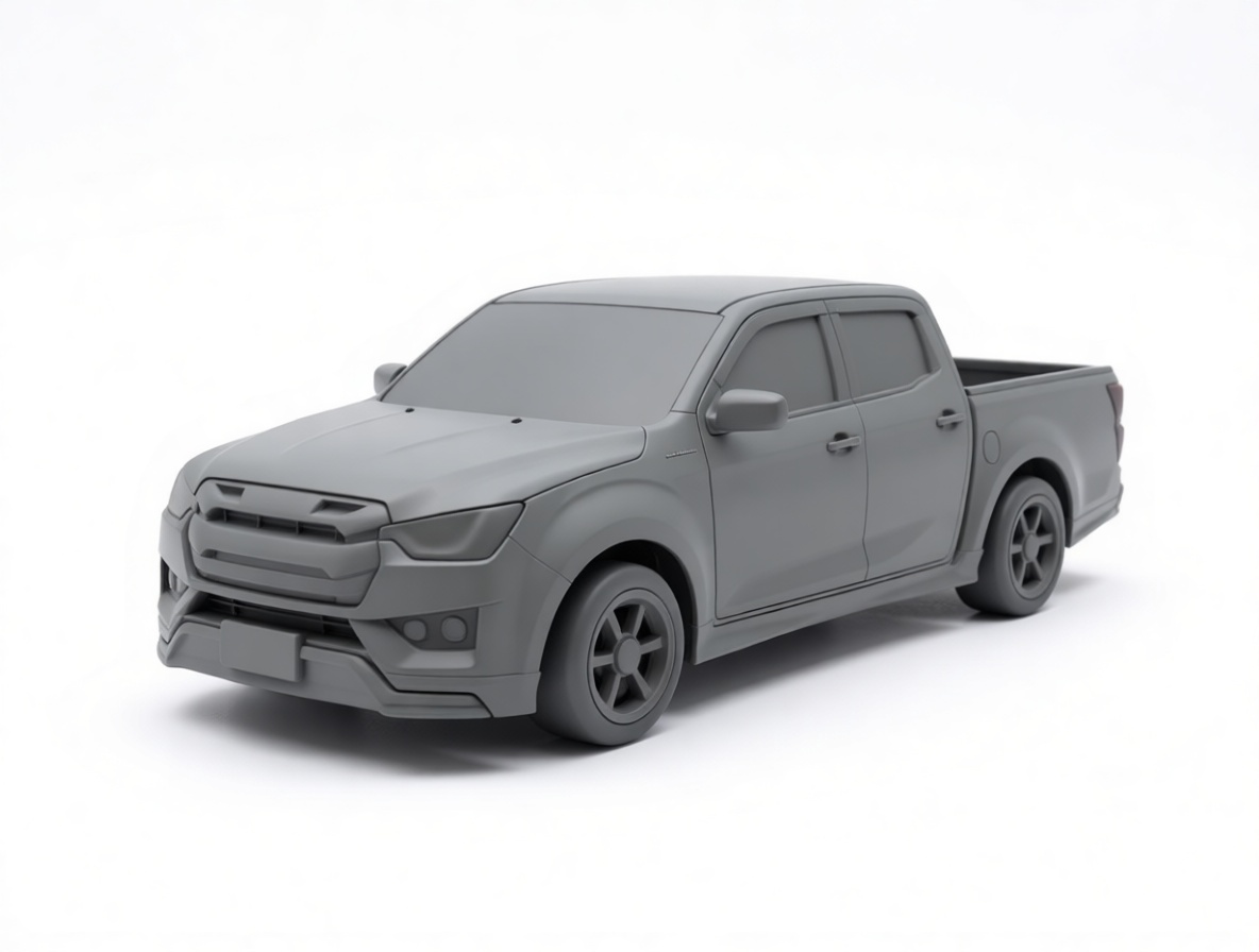 Isuzu D-Max Pickup Model free 3D printable STL