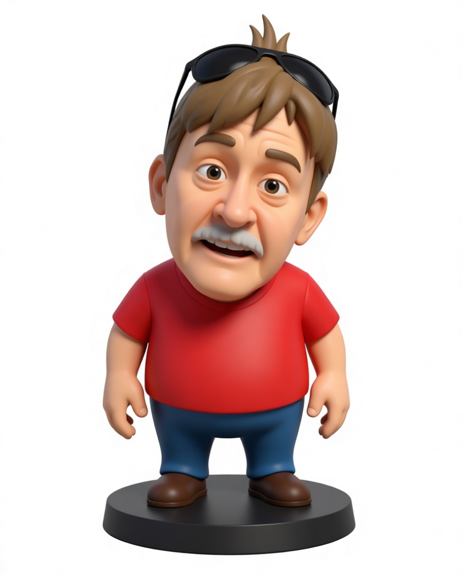Cartoon Man Figurine free 3D printable STL