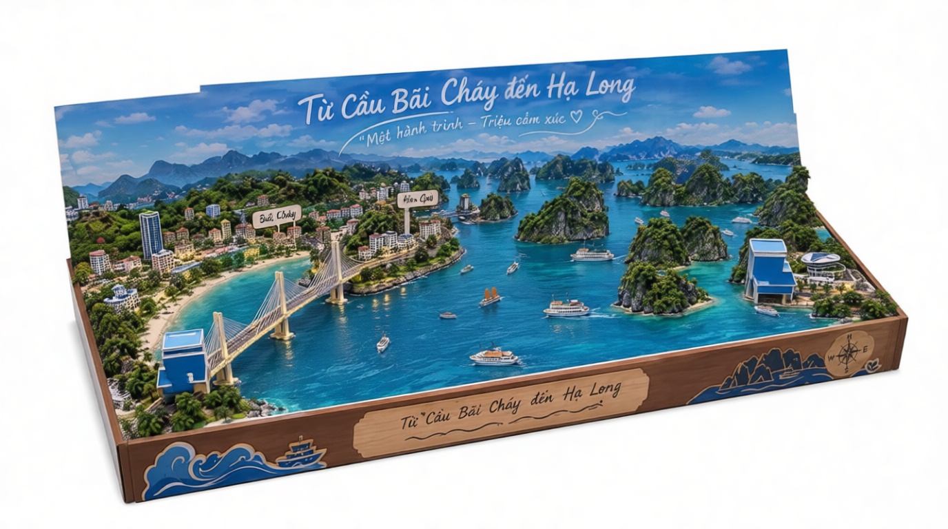 Halong Bay Diorama Model free 3D printable STL