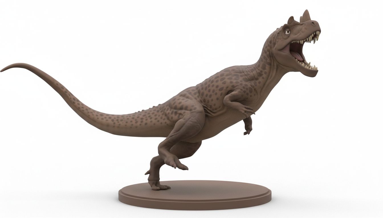 Carnotaurus Dinosaur Figurine free 3D printable STL