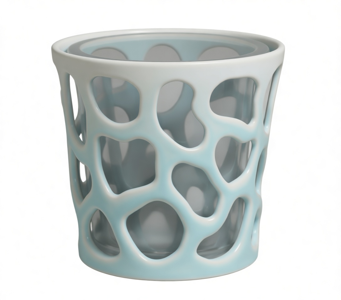 Organic Pattern Pen Holder free 3D printable STL