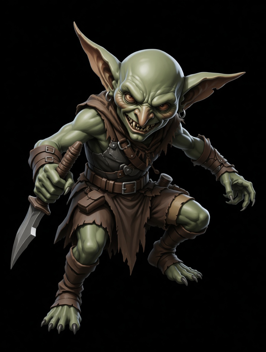 Goblin Warrior Figurine - Free 3D Printable STL File