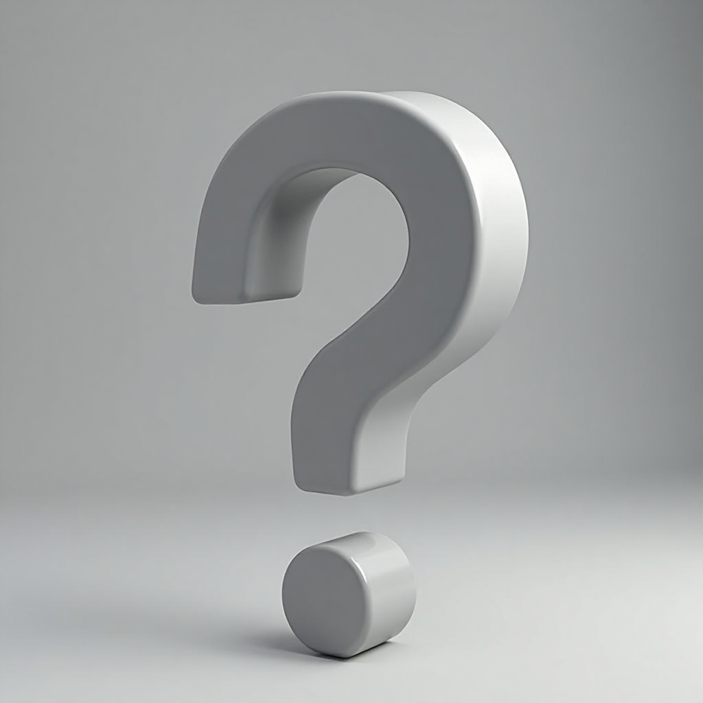 Question Mark Symbol free 3D printable STL
