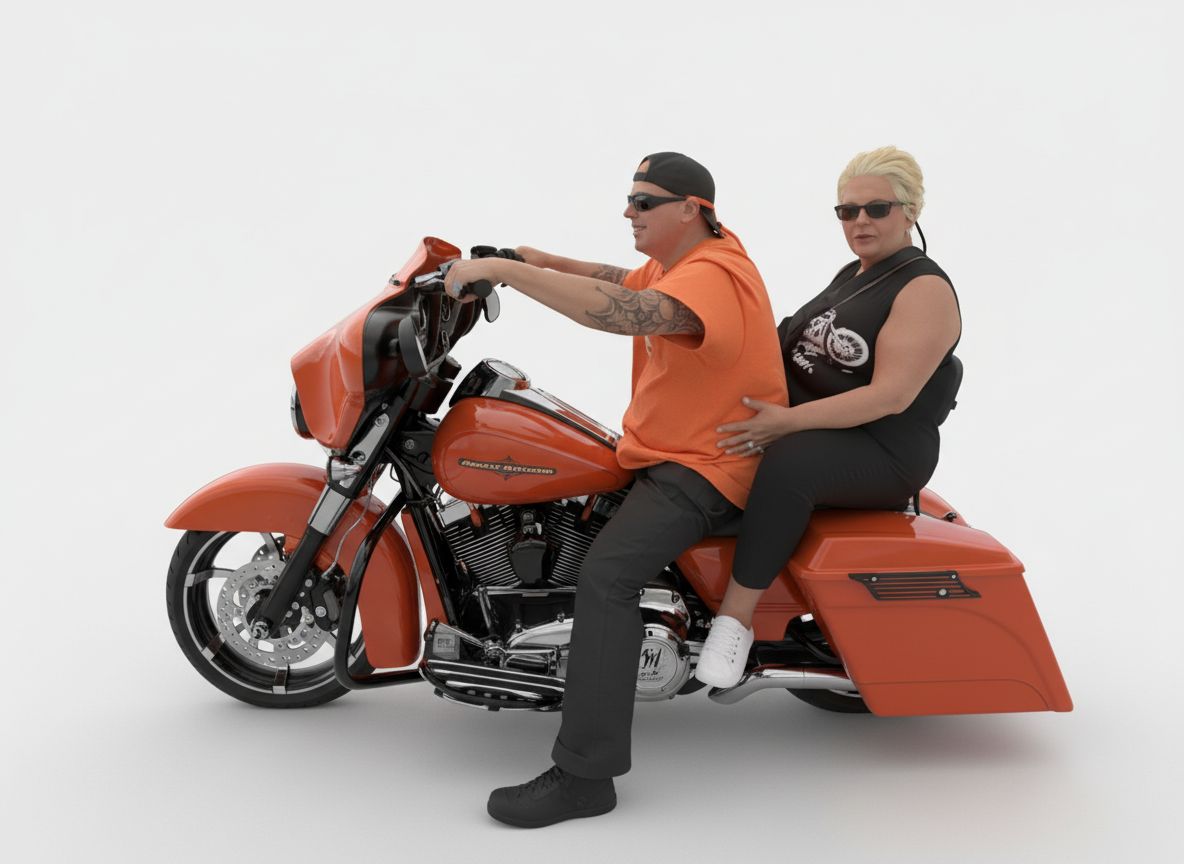 Riders on a Harley free 3D printable STL