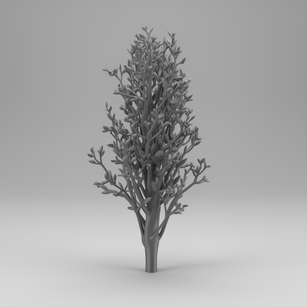 Dried Plant Sculpture free 3D printable STL